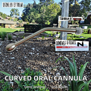 Cannule orale réutilisable en acier inoxydable, tube d'irrigation durable avec verrouillage fileté pour instrument vétérinaire pour moutons - Product Image 2