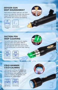 Machine de microdermabrasion faciale portable 9 en 1 à <span class=keywords><strong>prix</strong></span> d'usine, petite machine à bulles Aqua Peel pour spa - Product Image 4