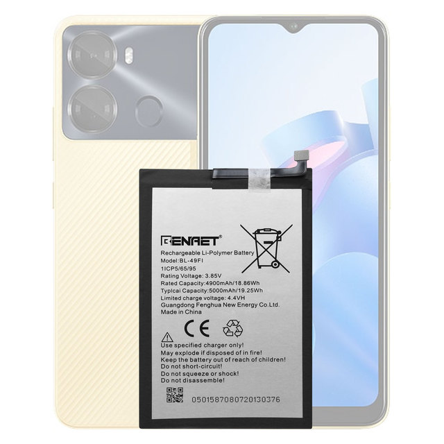 BL-49FI 5000mAh OEM Li-ion Cell Phone Battery for Battery for Itel P36 P37 Batteries