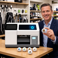 Imprimante UV Reeleyin Mini A5 pour balles de golf, pour les magasins de sport de golf, 12 pièces, impression rapide en 3 minutes, machine à imprimer des logos