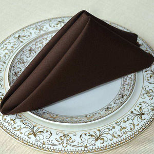 Anneau de serviette en tissu satiné fait main, design classique jetable en forme de nœud pour mariage, décoration de la maison, avion, personnalisable, couleurs personnalisées - Product Image 6