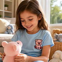 Patchs brodés personnalisés thermocollants, appliques animaux de dessin animé mignons, à coudre, pour vêtements d'enfants, bébés, vestes, chapeaux