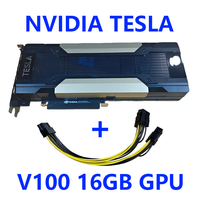 Carte graphique NVIDIA Tesla V100 16G 32G PCIE GPU pour l'IA, l'IA de calcul, le ChatGPT, l'HPC et les centres de données (16 Go, 32 Go)