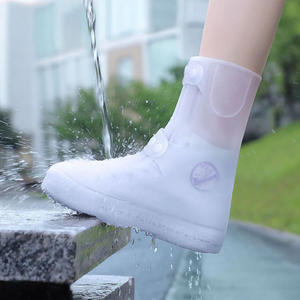 Zapatos de Lluvia Impermeables Antideslizantes de Alta Calidad para Hombre y Mujer, Gruesos, Resistentes al Desgaste, para Viajes, Campamento, Protección de Silicona - Product Image 3