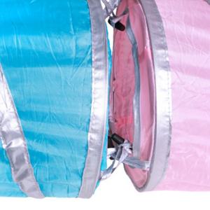 Produit exceptionnel pour chat: tunnel pliable à double passage pour chat avec <span class=keywords><strong>papier</strong></span> <span class=keywords><strong>bruissant</strong></span> pour un rangement facile - Product Image 3