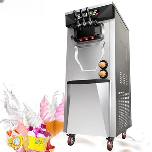 Tienda <span class=keywords><strong>de</strong></span> helados <span class=keywords><strong>de</strong></span> pie, gran capacidad, 32 litros, una hora, máquina comercial para hacer helados <span class=keywords><strong>de</strong></span> servicio suave - Product Image 1