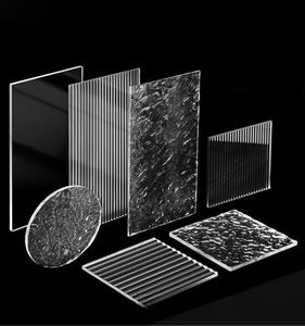 Tấm panel PMMA trong suốt trang trí 3mm 5mm, bề mặt nổi, tấm acrylic ép nổi với dịch vụ cắt theo yêu cầu - Product Image 2