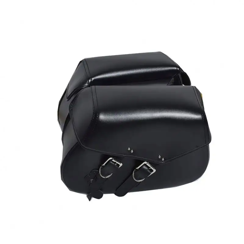 Pannier Luggage Storage Saddlebags PU leather Replacement Motorcycle Side Saddle Bags For Universal Motorcycles