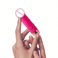 Vagina-Klitoris-Stimulator Weibliches Sexspielzeug Silikon G-Punkt Realistischer Vibrator Mini-Vibrator Dildo für Frauen Mädchen