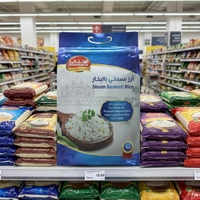 Sac à riz en plastique laminé de qualité supérieure |   Pochette à fermeture éclair avec poignée 2,5 kg 5 kg 10 kg