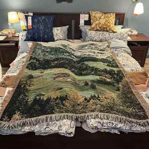 <b>Camping</b> Outdoor Blanket Decorative Wall Hanging Tapestry <b>Sofa</b> Throw Yarn Blanket Nap Cover Outdoor Mat Beach Towel Blanket - Product Image 3