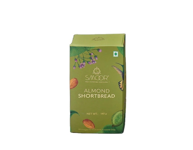 Green Rectangle Eco-Friendly Paper Biscuits Box Custom Printing Snack Packaging Large Single Cookie Box