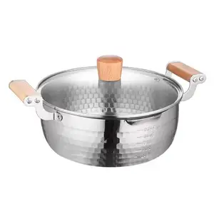 Poêle à neige japonaise antiadhésive en acier inoxydable 304 casserole à lait famille nourriture pour bébé pour une petite casserole cuisson <span class=keywords><strong>pot</strong></span> de nouilles instantanées - Product Image 1