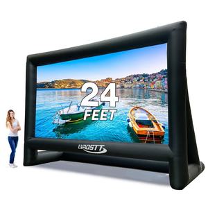 Écran de projection de <span class=keywords><strong>film</strong></span> gonflable en tissu Oxford imperméable pour l'extérieur, pompe électrique, mobile, portable, fête, publicité, promotion - Product Image 3