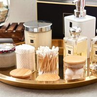 Ensemble de récipients de stockage d'épices hermétiques pour la cuisine, acheter en vrac des pots à épices en verre transparent de 4 oz avec couvercles en bambou