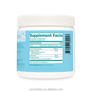 <span class=keywords><strong>Creatina</strong></span> en Polvo para Mujeres OEM/ODM, Una Porción de <span class=keywords><strong>Creatina</strong></span> Contiene Extractos de Diente de León y Arándano para Aumentar la Energía Muscular - Product Image 2
