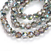 SUXUAN fabricant 8mm coloré 32 facettes boule verre rond cristal perles en vrac pour la fabrication de fournitures de bijoux