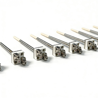 Thermocouple en métal précieux de type S, capteur de température haute précision, tube de protection 99% Al2O3, indice de protection IP55 pour usage industriel