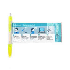 Stylo publicitaire en plastique avec drapeau rétractable, stylo à bannière déroulante, stylo à bille en papier économique avec logo personnalisé - Product Image 6