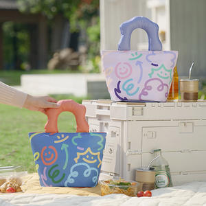 Sac à lunch isotherme Hy-0217 Graffiti pour le bureau et l'école avec design en feuille d'aluminium épaissie - Product Image 5