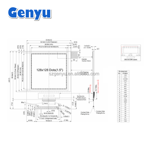 Màn Hình <span class=keywords><strong>OLED</strong></span> Giao Diện Nối Tiếp I2C IIC Màu Trắng <span class=keywords><strong>1.5</strong></span> <span class=keywords><strong>Inch</strong></span> Trình Điều Khiển SSD1327 Màn Hình <span class=keywords><strong>OLED</strong></span> <span class=keywords><strong>1.5</strong></span> <span class=keywords><strong>Inch</strong></span> 128X128 - Product Image 5