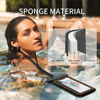 Coque de Téléphone Étanche IPX8 pour Nage et Plongée, Pochette Universelle Sèche en PVC