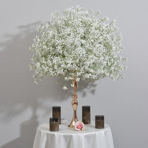 Nouveau style Boule florale souple <span class=keywords><strong>Hortensia</strong></span> Rose Ciel étoilé pour décoration de table de mariage, guide de chemin, présentoir géométrique et modèle floral - Product Image 4