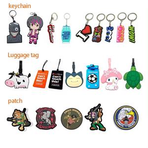 พวงกุญแจยางนิ่ม PVC แบบกำหนดเอง พวงกุญแจยางซิลิโคน พวงกุญแจยางแบบสั่งทำ พวงกุญแจส่วนตัว - Product Image 6