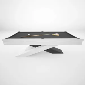 中国制造7英尺/8英尺/9英尺高级现代豪华设计英式台球桌石板床室内室外台球桌