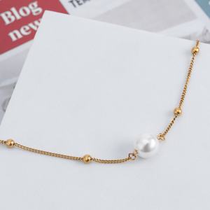 Bracelets tendance pour femmes 2025 – Perles en acier inoxydable plaqué or 18 carats avec motif cœur, style religieux bouddhiste - Product Image 1