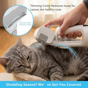 Kit de Toilettage Professionnel pour Animaux de Compagnie 5-en-1 : Aspirateur Sans Fil Silencieux 9000Pa 2200mAh et Tondeuse Électrique pour Chiens et Chats – Vente en Gros - Product Image 6