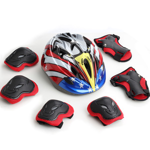 Ensemble de matériel de patinage à roulettes pour enfants et adultes Équilibre souple Casque de vélo Longboard Protège-poignets de planche à roulettes <span class=keywords><strong>Protection</strong></span> des genouillères - Product Image 5