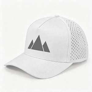Custom Logo Embroidery Cotton <b>Hat</b> Outdoor Sport Unstructured 5 Panel Snapback Cap <b>Flat</b> Brim Vietnam <b>Hat</b> Manufacturers - Product Image 1