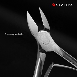 <span class=keywords><strong>STALEKS</strong></span> SITALIS Coupe-cuticules professionnel portable en acier inoxydable durable, pousse-cuticules à double ressort, lame tranchante pour ongles - Product Image 6