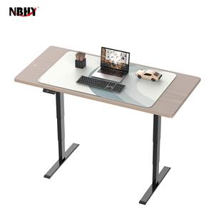 Muebles de oficina inteligentes ajustables en altura eléctrica de doble motor, diseño moderno, escritorio de pie, mesa inteligente ajustable eléctrica - Product Image 5