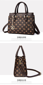 Vente directe d'usine, sacs à main rétro de luxe pour femmes, grande capacité, sac fourre-tout en cuir PU, sac à bandoulière vintage, sac de shopping pour femmes - Product Image 4