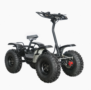Nuevo Scooter Eléctrico Todoterreno Plegable de Cuatro Ruedas con Suspensión Completa, Control por Aplicación, Motor Dual de 3000W, 60V 21-30Ah, >65km/h de Alta Velocidad - Product Image 3