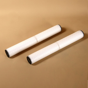 Pure Health 20-Inch Microporous Pleated Filter Cartridge Double Opening Industrial Precision External Pressure Type - Product Image 3