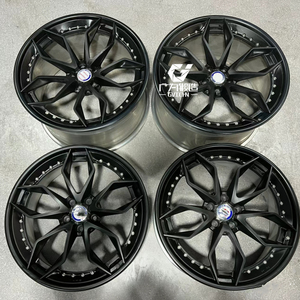 GVICHN Ruedas forjadas de 3 piezas Llanta de aleación de aluminio negro 19 20 21 22 <span class=keywords><strong>23</strong></span> Para 911 992 M3 M4 X5 X6 Lamborghini RS7 RS6 ferrai F8 488 - Product Image 2