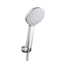 Pommeau de douche à main haute pression avec flexible et support, ensemble de douche de salle de bain chromé à fonction unique
