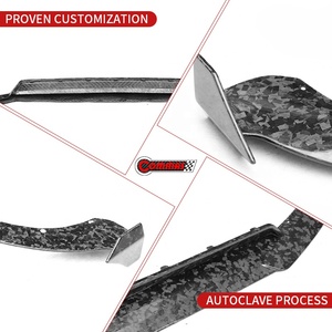 Pour Mercedes Benz Classe G W464 W463a – Lame de pare-chocs avant en fibre de carbone sèche compatible, style BB G900, amélioration aérodynamique, directement de l'usine - Product Image 3