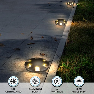 Offres Spéciales – Éclairage LED Souterrain Extérieur 3CCT en Aluminium Étanche 12V/24V pour Décoration <span class=keywords><strong>de</strong></span> Jardin et Éclairage <span class=keywords><strong>de</strong></span> Puits - Product Image 6