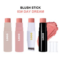 Riasan Wajah Tahan Lama Pigmentasi Tinggi Label Pribadi Alami Vegan Bebas Kekejaman Hewan Bedak Mineral Blush Shimmer Matte Grosir