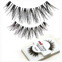 Faux-cils en cheveux naturels, longs, 100% faits à la main, bandeau transparent, bande complète, nouveau Design, livraison gratuite