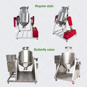 Mélangeur de grains à double cône Tambour Petit granulé 200 <span class=keywords><strong>litres</strong></span> Mélangeur de poudre de type W avec turbine - Product Image 6