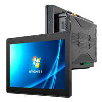 Computadora Industrial Integrada con Pantalla Táctil de 21.5 Pulgadas, IP65 Resistente al Agua, Montaje en Pared, X86 J4125/J6412, 4GB RAM, Almacenamiento SSD, Multi-OS