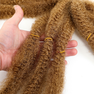 24 pulgadas <span class=keywords><strong>Kanekalon</strong></span> Marley trenza fibra Premium Afro rizado a granel de <span class=keywords><strong>pelo</strong></span> sintético - Product Image 5