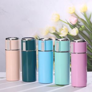 Clearance Sale Minimalist Stainless Steel Tumblers 4 Colors Pink Beige Blue Green Bulk Discounts Available - Product Image 3