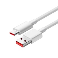 Grosir Langsung Pabrik Harga Murah Kabel USB ke Type-C 6A bahan TPE lembut Pengisian Cepat untuk Ponsel Android iPhone