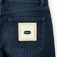Étiquettes en cuir personnalisées écologiques double face avec logo pour vêtements, accessoires de confection à coudre, vente en gros OEM, faible MOQ